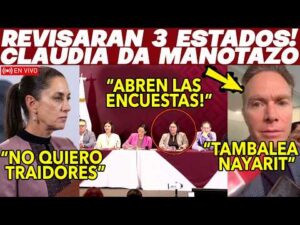 SHEINBAUM DA MANOTAZO! REVISARAN 3 ESTADOS ¡NO QUIERO TRAIDORES! PRIISTA VENDIO TERRENO MILLONES