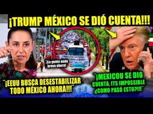 TRUMP ¡México se dio cuenta! SHEINBAUM VA POR TODO ¡Ejército Harfuch Campechaneando Noticia HOY!