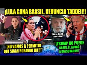 DOMINGAZO! LULA LE GANA A Bolsonaro TRUMP ¡FURIOSO! Sheinbaum ¡Taddei INE ADIÓS RENUNCIA! BRASIL